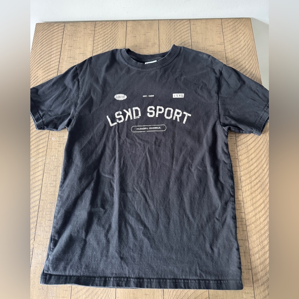 LSKD Unisex Heavyweight Black Tee